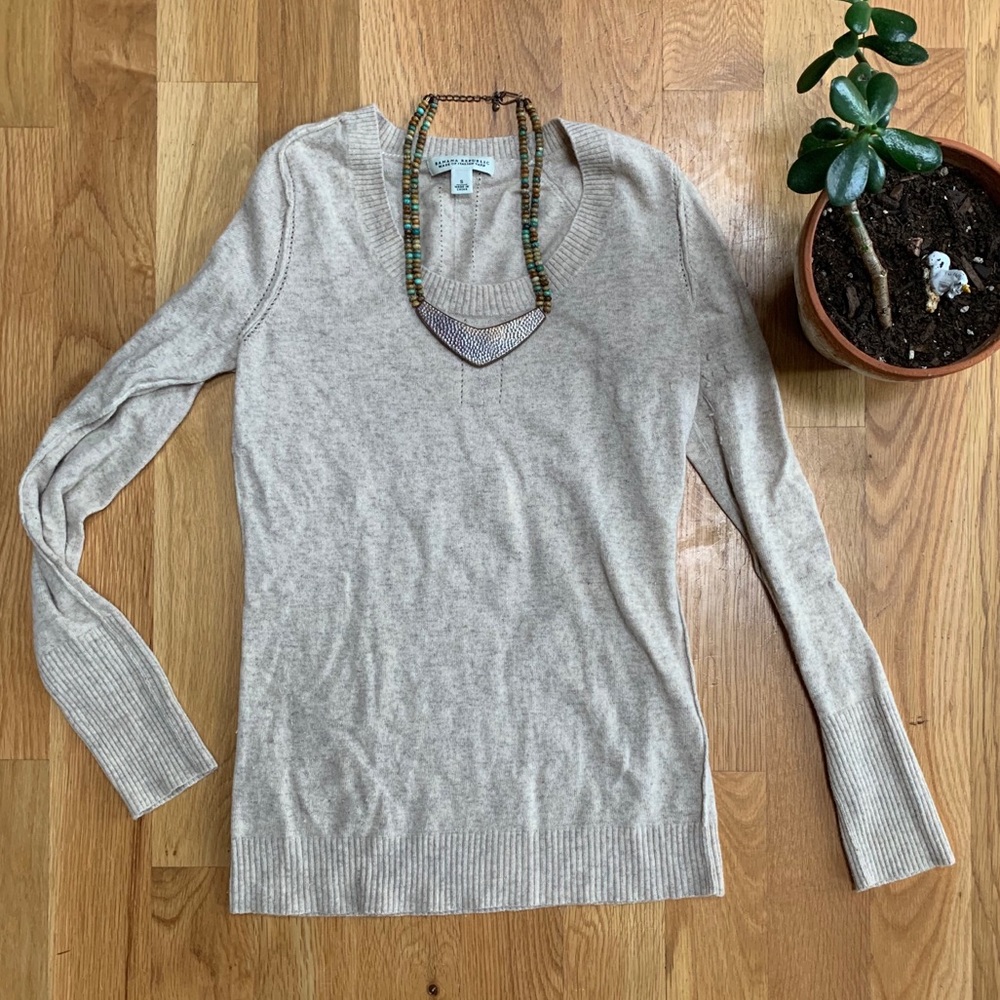 Banana Republic Soft Fitted Scoop Neck Sweater